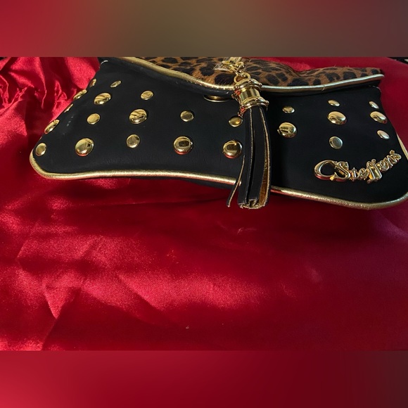 Carmen Steffens Clutch Leopard Print Hair Calf - Picture 6 of 16